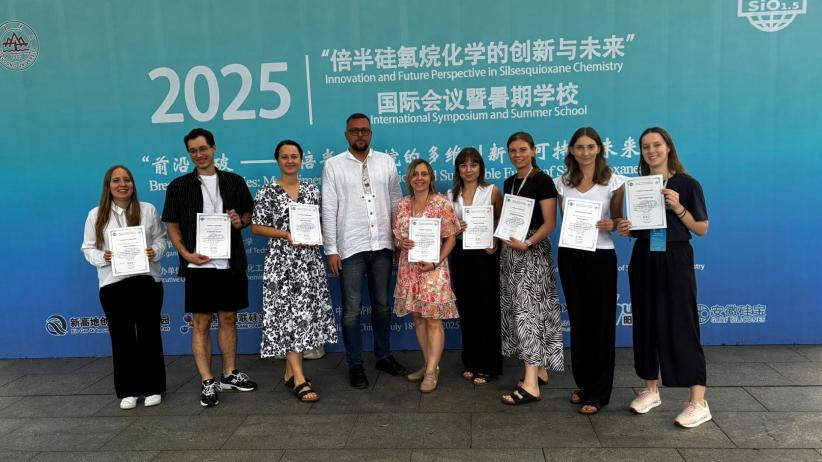 Uczestnicy konferencji i szkoły letniej na Shandong University. Pierwsza z lewej mgr inż. Anna Łabęda z PW