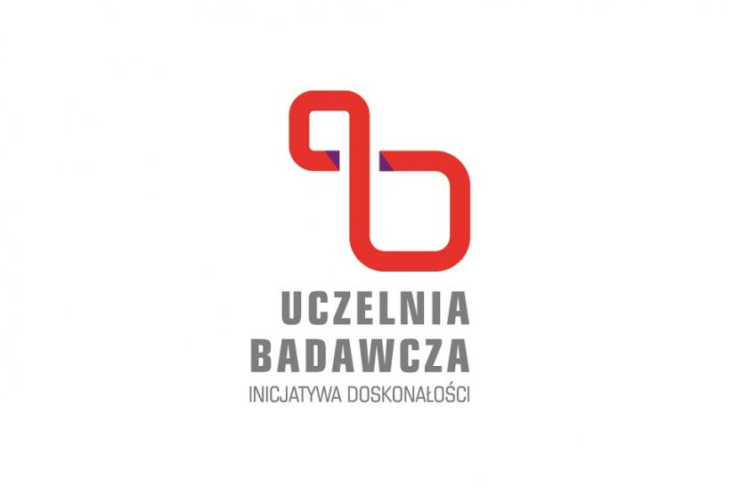 Logo konkursu „Inicjatywa Doskonałości - Uczelnia Badawcza”